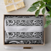 Brief Y Middeleeuws Monogram Art Nouveau Tissuepapier (Geschenk)