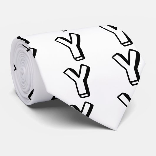 Brief Y Stropdas (Opgerold)