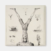 Brief Y van een alfabet-primer Magneet (Voorkant)