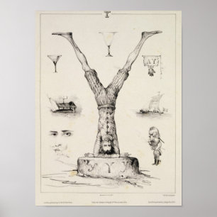 Brief Y van een alfabet-primer Poster