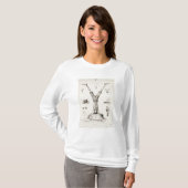 Brief Y van een alfabet-primer T-shirt (Voorkant volledig)