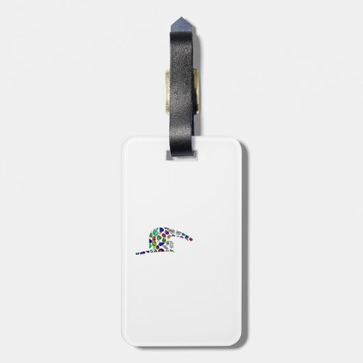 Brief "YOD" Bagagelabel (Achterkant verticaal)