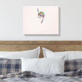 Brief "YOD" Canvas Afdruk (Insitu (Slaapkamer))