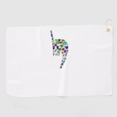 Brief "YOD" Golfhanddoek (Horizontaal)