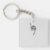 Brief "YOD" Sleutelhanger (voorkant)