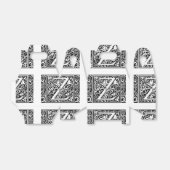 Brief Z Middeleeuws Monogram Art Nouveau Bedankdoosjes (Uitgevouwen)