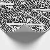 Brief Z Middeleeuws Monogram Art Nouveau Cadeaupapier (Hoek)