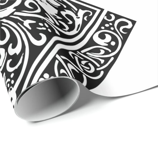 Brief Z Middeleeuws Monogram Art Nouveau Cadeaupapier (Rol Hoek)