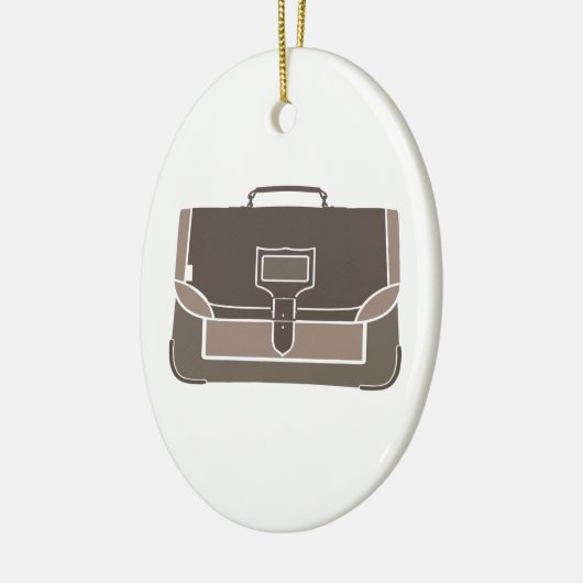 Briefcase Keramisch Ornament (Links)