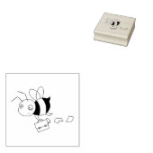 Briefcase voor verbonden persarbeidersbijenhouderi rubberstempel (Gestempeld)