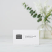 Briefcase (zwart) | Bedrijfstak Visitekaartje (Staand voorkant)