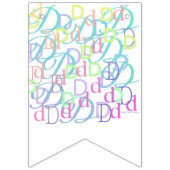 Briefconfetti "D" Vlaggetjes (Derde vlag)