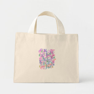 Briefconfetti "E" Mini Tote Bag