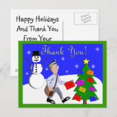 Briefdrager Bedankkaarten Briefkaart (Voorkant / Achterkant)