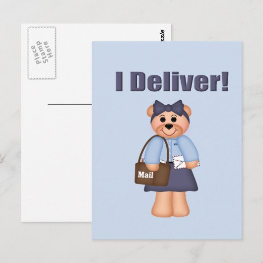 Briefdrager Briefkaart (Voorkant / Achterkant)