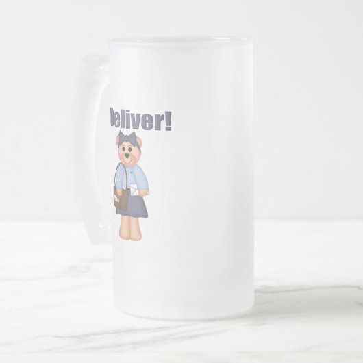 Briefdrager Matglas Bierpul (Voorkant links)