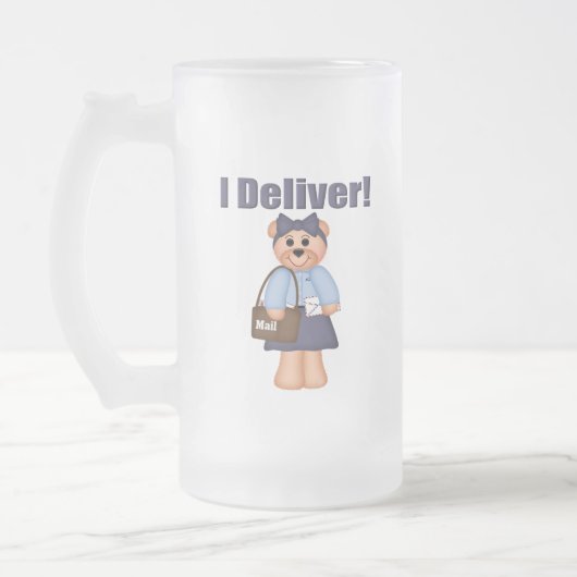 Briefdrager Matglas Bierpul (Links)