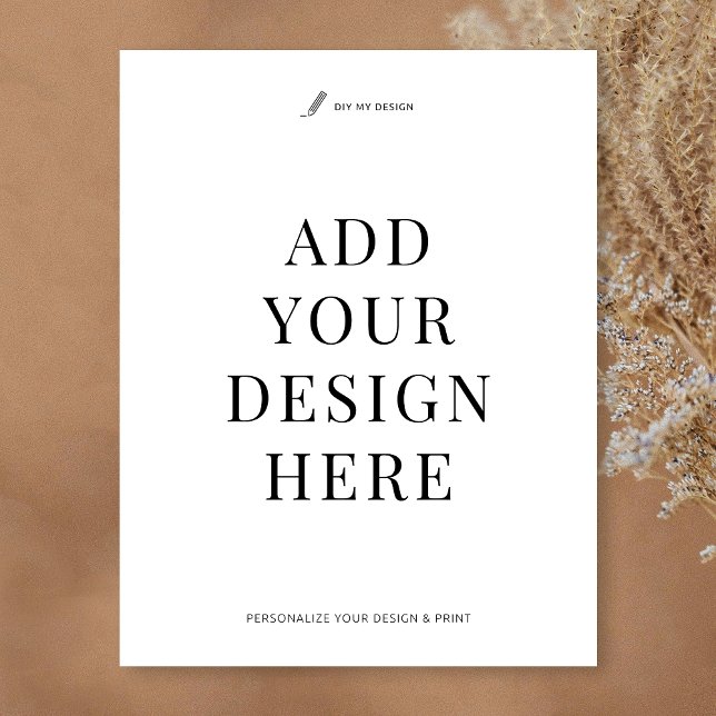 Briefdruk bedrijf 8.5x11" US Letter Briefhoofd (Business letterhead printing - Upload your design and print your company branded letterheads)