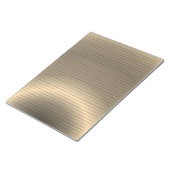 Briefformaat 8,5 x 11-inch college gerolde Bronze  Notitieblok (Schuin)