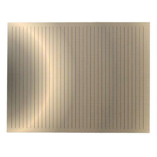 Briefformaat 8,5 x 11-inch college gerolde Bronze  Notitieblok (Voorkant)