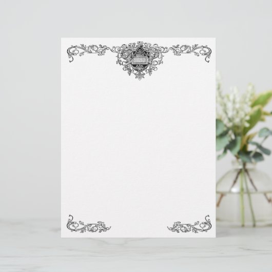  briefhoofd (Staand voorkant)