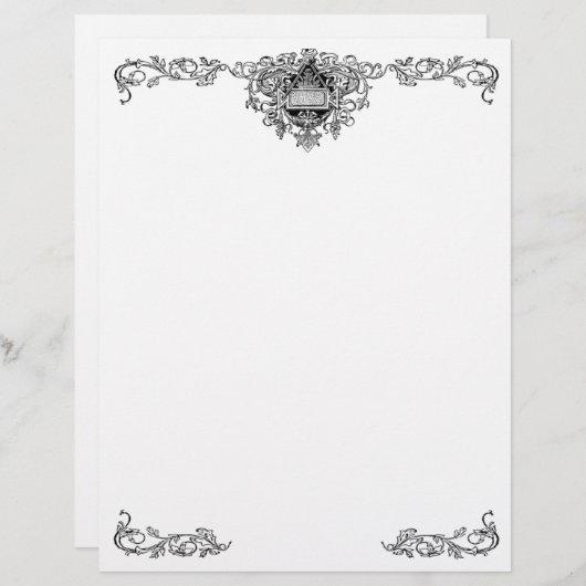  briefhoofd (Voorkant / Achterkant)