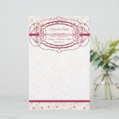 Briefhoofd briefpapier liefde bandit (Staand voorkant)