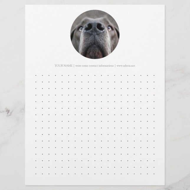 Briefhoofd Dot Grid (Voorkant)