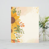 briefhoofd ,Floral briefpapier (Staand voorkant)