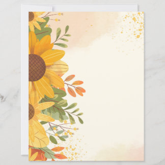 briefhoofd ,Floral briefpapier