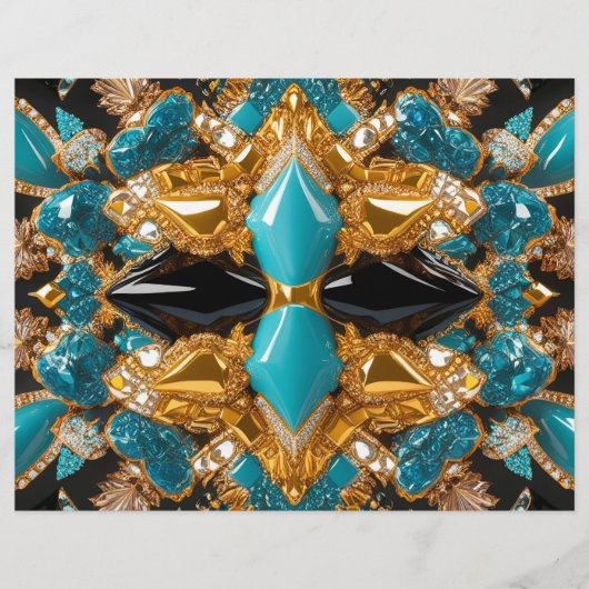 Briefhoofd met Bahamas kleuren ontwerp (Voorkant)