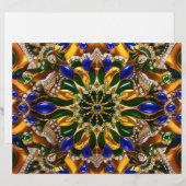 Briefhoofd met Brazilië Kleuren Design (Voorkant / Achterkant)