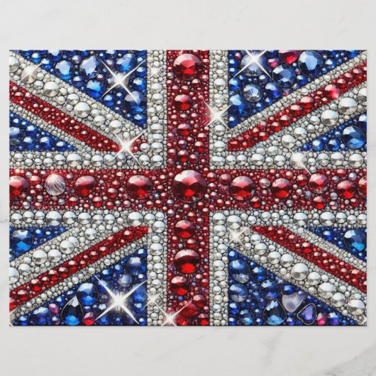 Briefhoofd met Brits Kleuren Design (Voorkant)