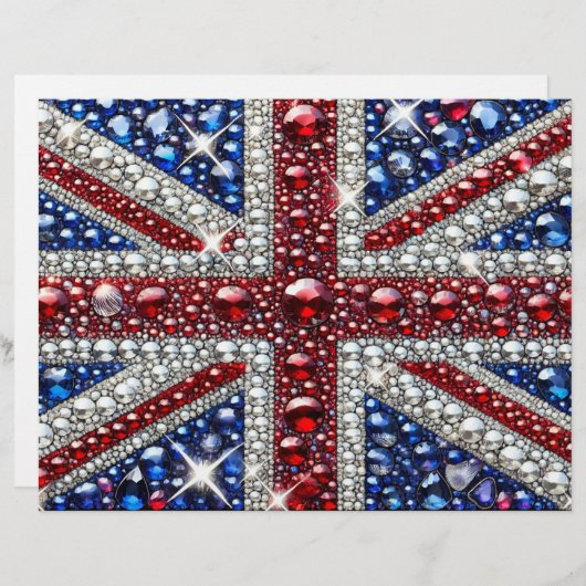 Briefhoofd met Brits Kleuren Design (Voorkant / Achterkant)