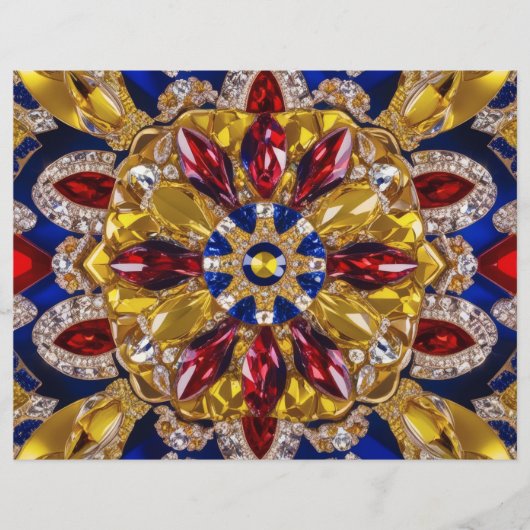 Briefhoofd met Colombia Kleuren Design (Voorkant)