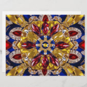 Briefhoofd met Colombia Kleuren Design (Voorkant / Achterkant)