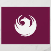 Briefhoofd met de vlag van Phoenix, Arizona (Voorkant)