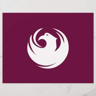 Briefhoofd met de vlag van Phoenix, Arizona