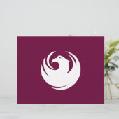 Briefhoofd met de vlag van Phoenix, Arizona (Staand voorkant)