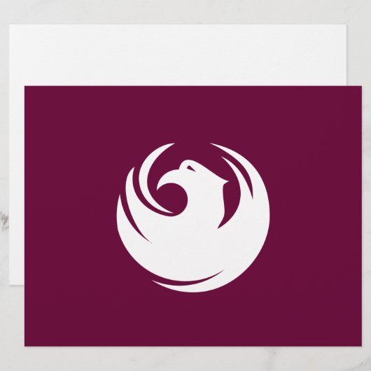 Briefhoofd met de vlag van Phoenix, Arizona (Voorkant / Achterkant)