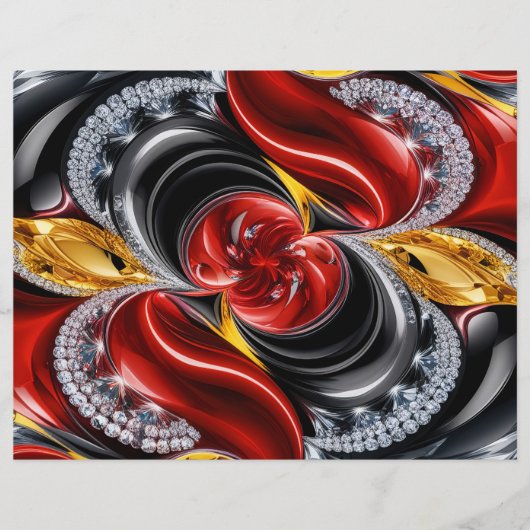 Briefhoofd met Duitse kleuren Design (Voorkant)