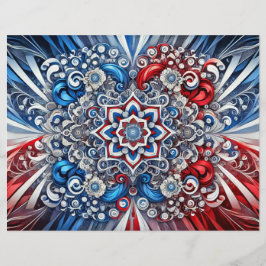 Briefhoofd met Franse kleuren Design