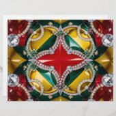 Briefhoofd met Los Angeles Kleuren Design (Voorkant / Achterkant)