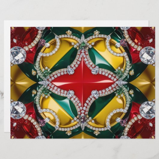 Briefhoofd met Los Angeles Kleuren Design (Voorkant / Achterkant)