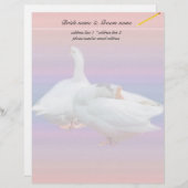 briefhoofd met namen (Voorkant / Achterkant)