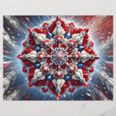 Briefhoofd met Noorwegen Kleuren Design (Voorkant)