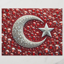 Briefhoofd met Turkse kleuren Design