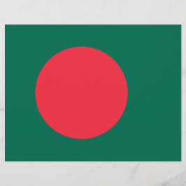 Briefhoofd met vlag van Bangladesh