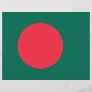 Briefhoofd met vlag van Bangladesh