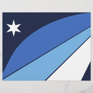 Briefhoofd met vlag van Columbia, South Carolina